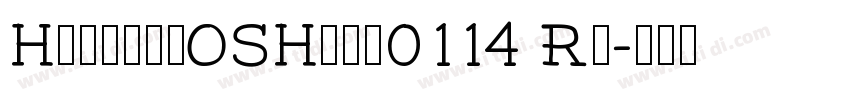 HarmonyOSHans0114 Re字体转换